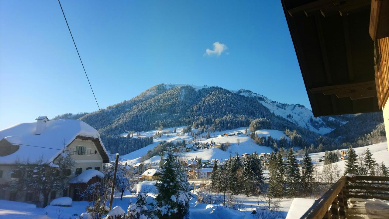 Appartement Haus Wastl à Russbach am Pass Gschütt Extérieur photo